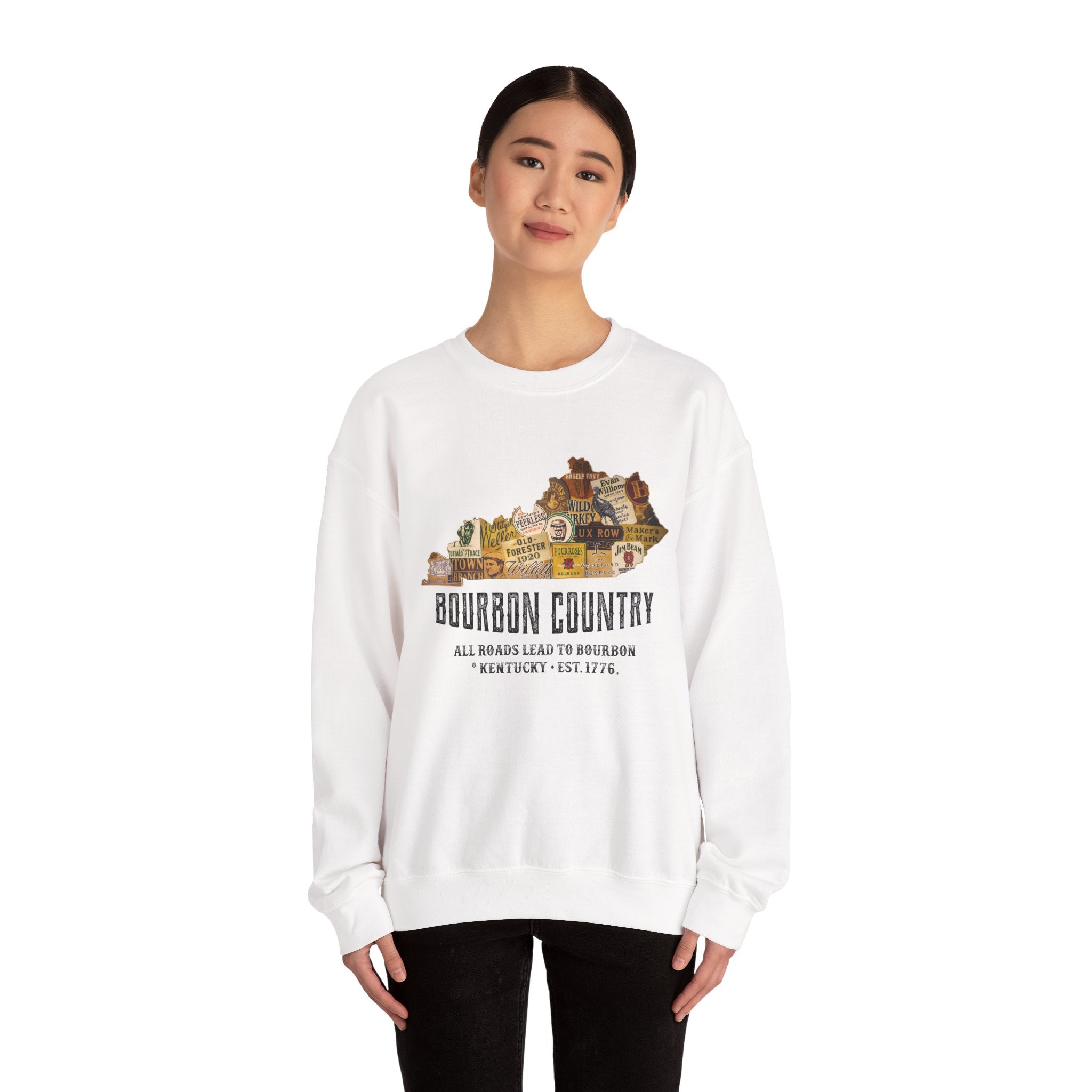 All Road lead to Bourbon Premium Sweathshirt