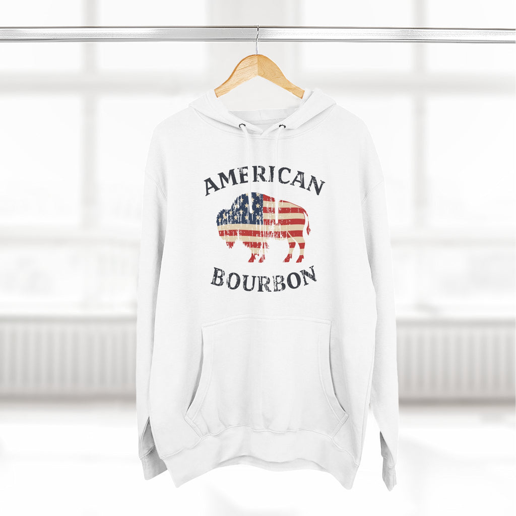 American Bourbon Patriotic Buffalo Premium Hoodie