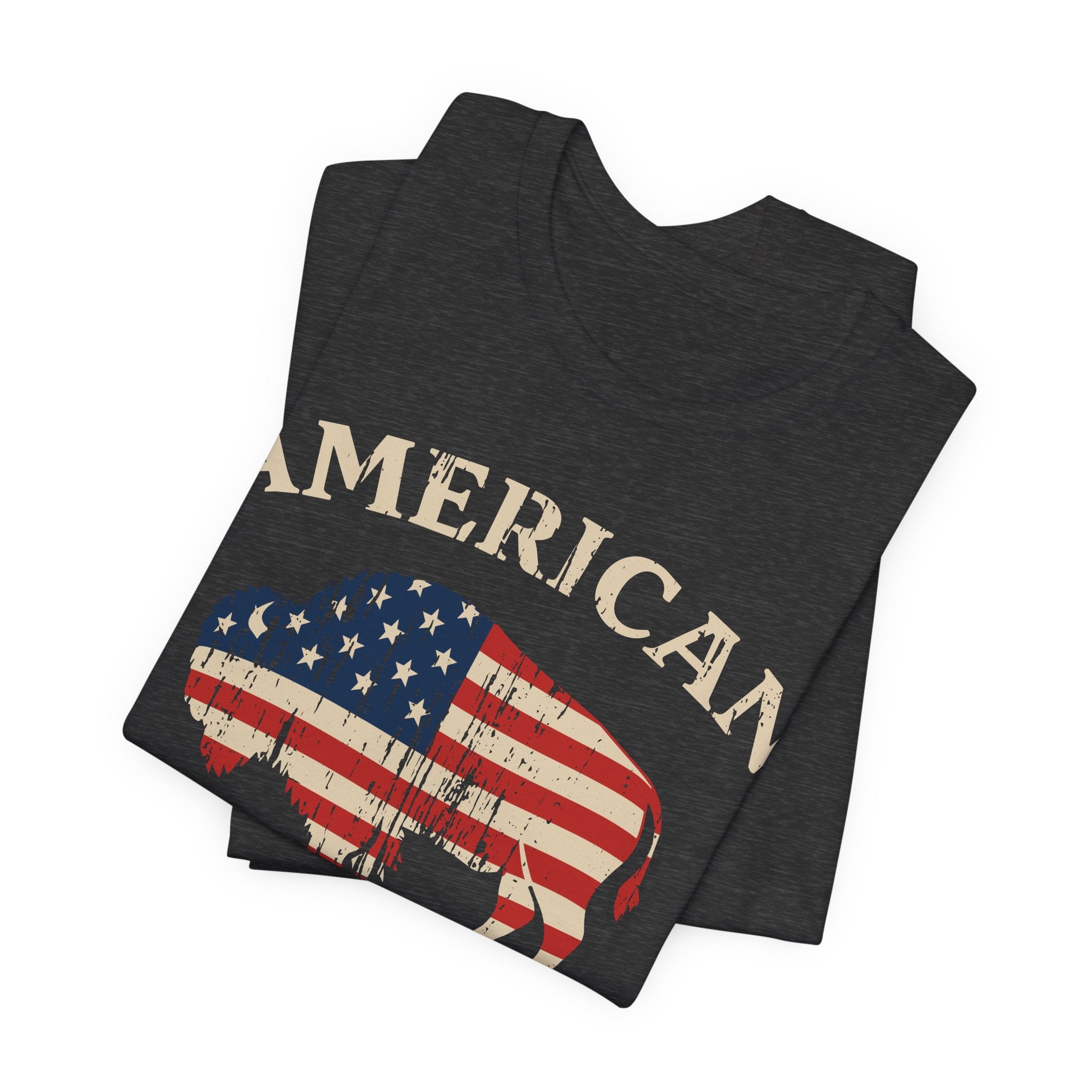 American Bourbon Buffalo Premium CrewneckTee