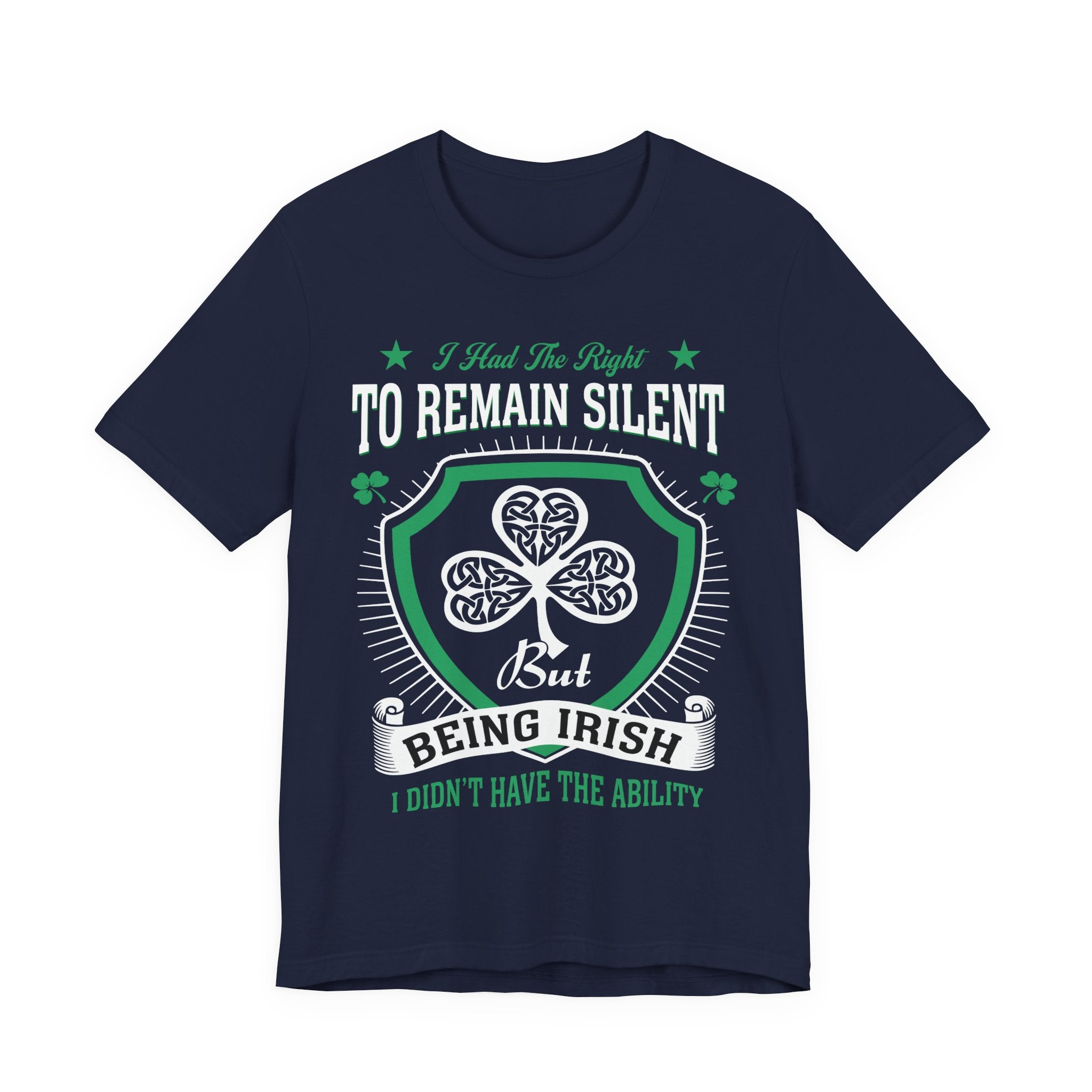 Irish Right To Remain Silent Premium CrewneckTee