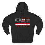 Bourbon, Whiskey, Scotch & Freedom American Flag Premium Hoodie