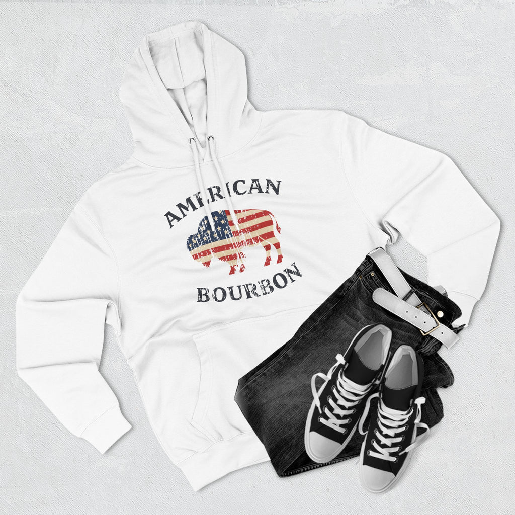 American Bourbon Patriotic Buffalo Premium Hoodie