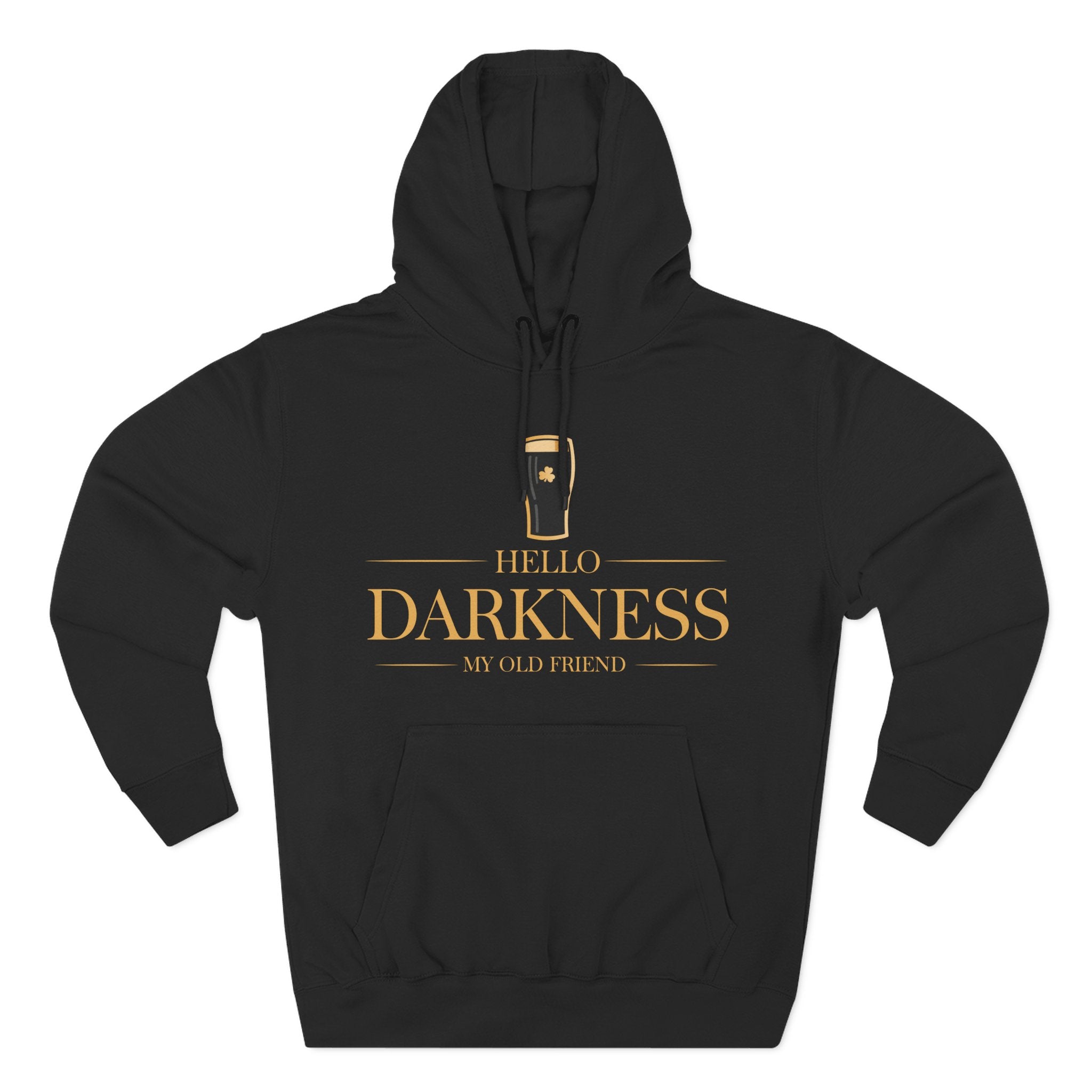 Hello Darkness Gold Premium Hoodie