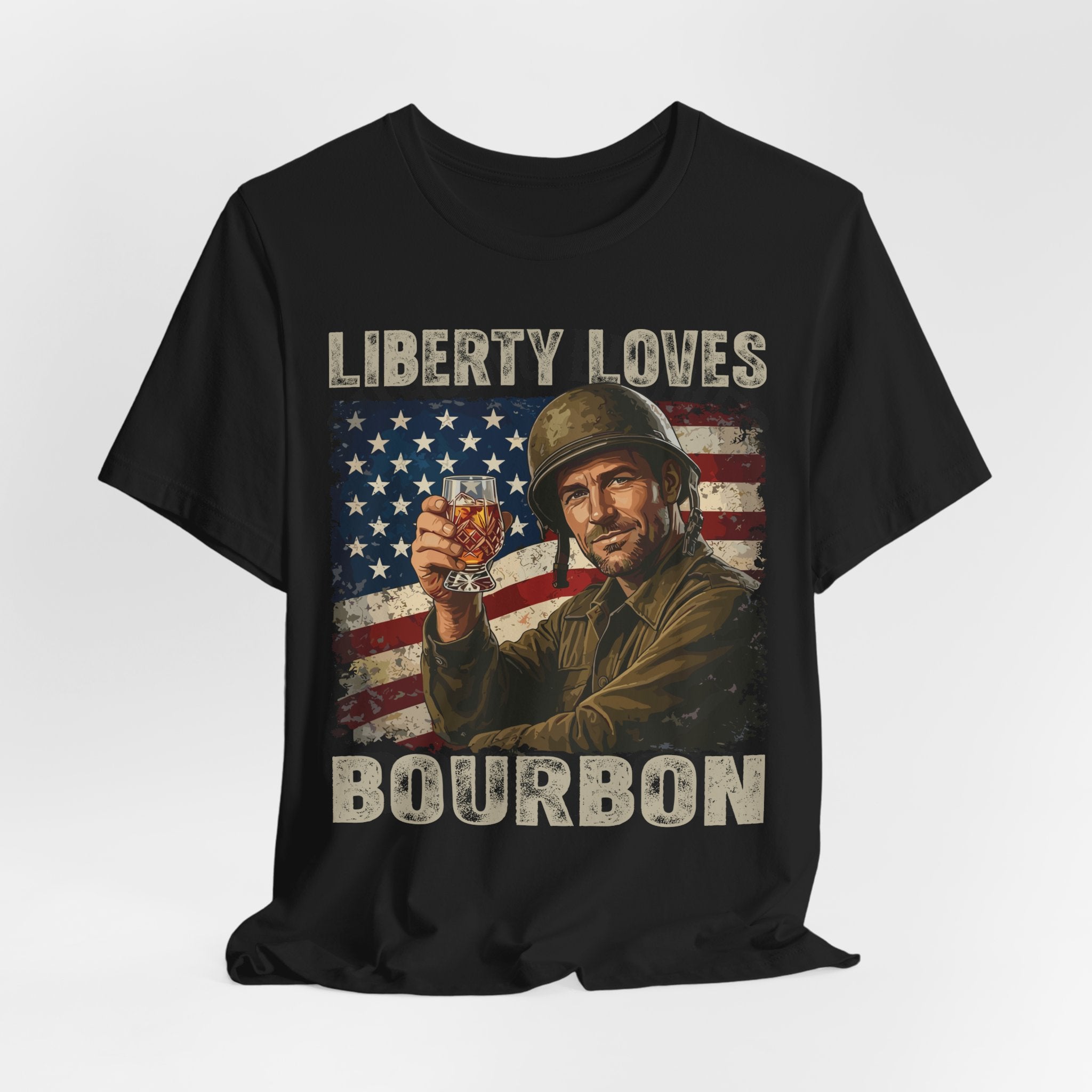 Liberty Loves Bourbon – Premium Tee