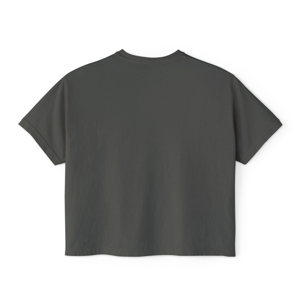 Bourbon Whiskey 2028 Boxy Tee — 'Less Promises More Proof' Women's Shirt