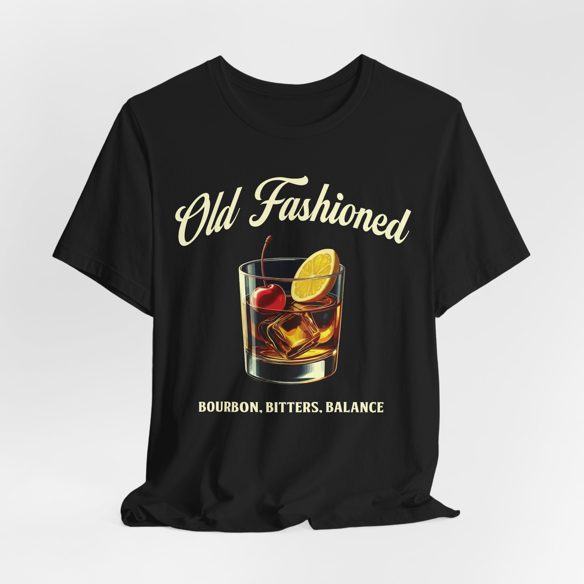 Old Fashioned - Bourbon, Bitters, Balance Premium CrewneckTee