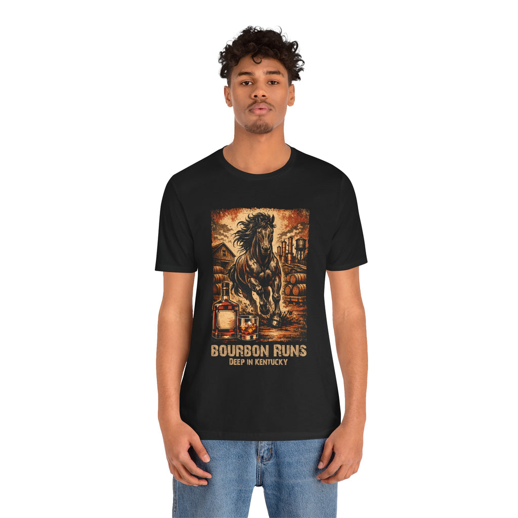 Bourbon Runs Deep in Kentucky Premium Tee