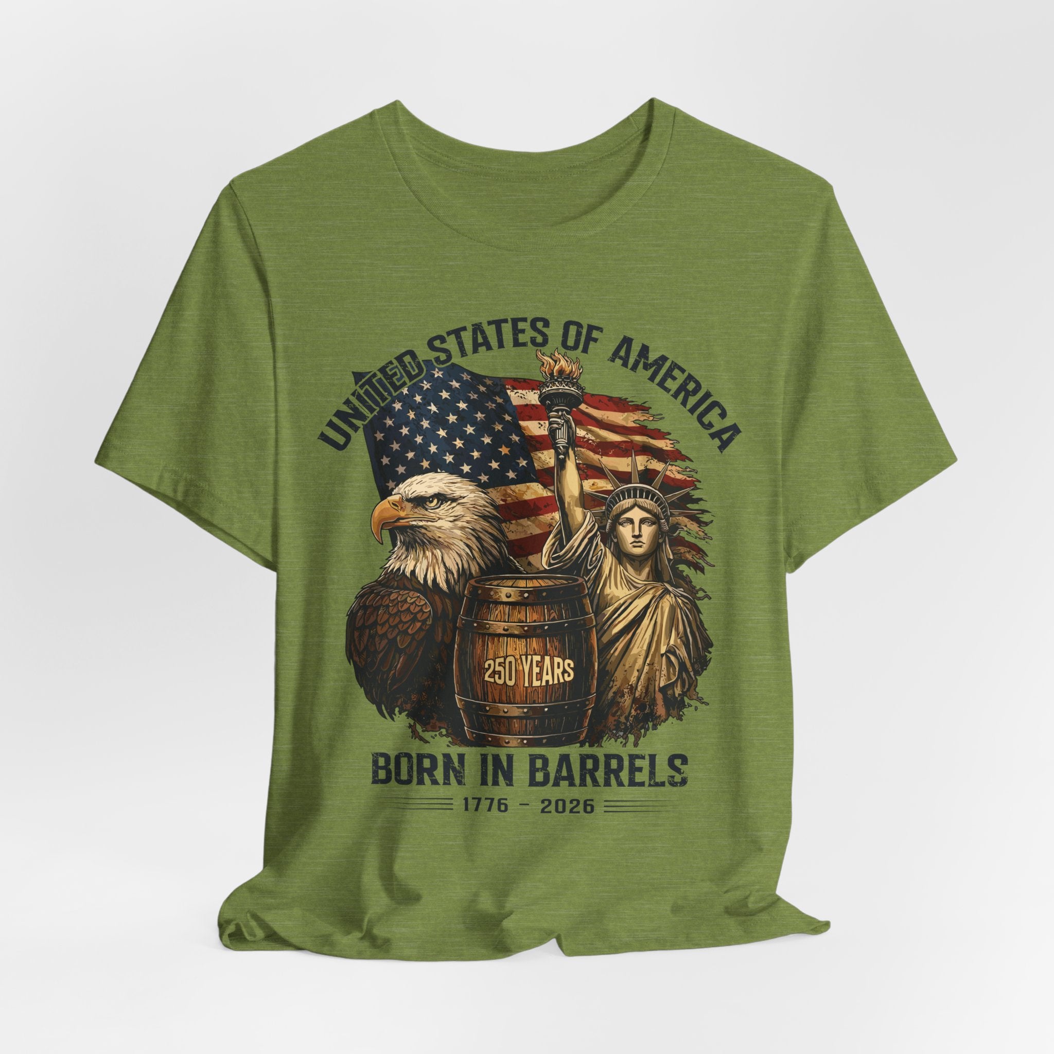 United States of America – Born In Barrels – 250 Years Premium Tee