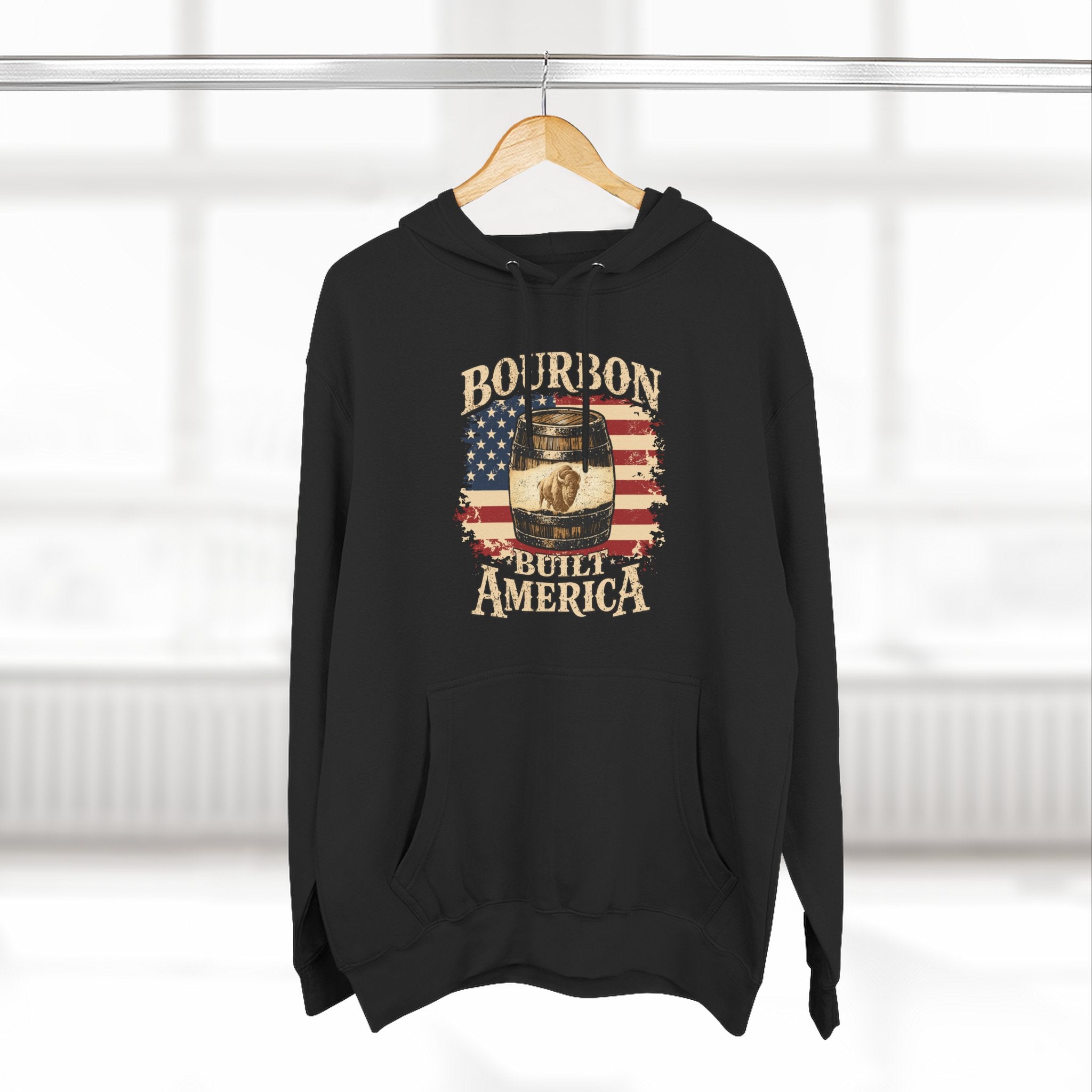 Bourbon Built America Premium Hoodie