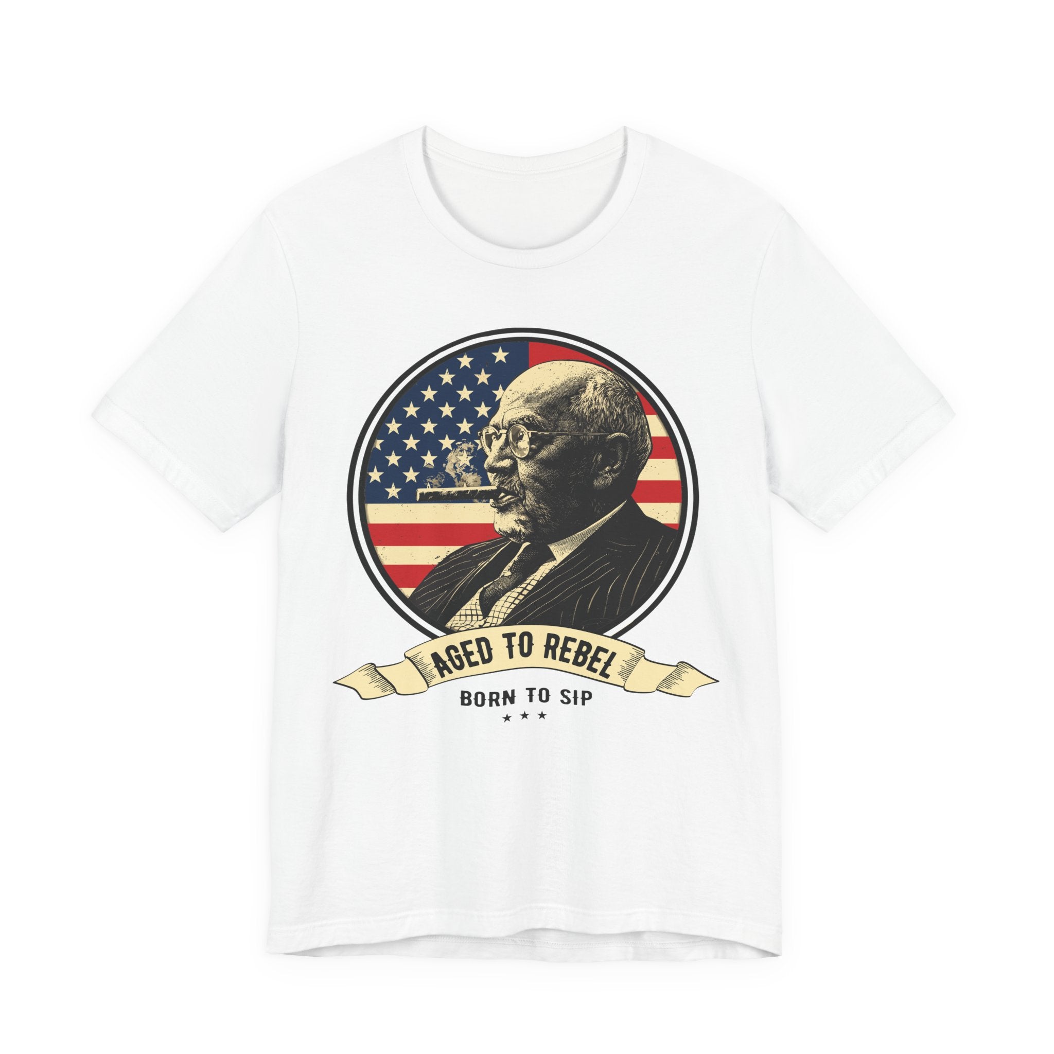 Aged to Rebel Premium CrewneckTee