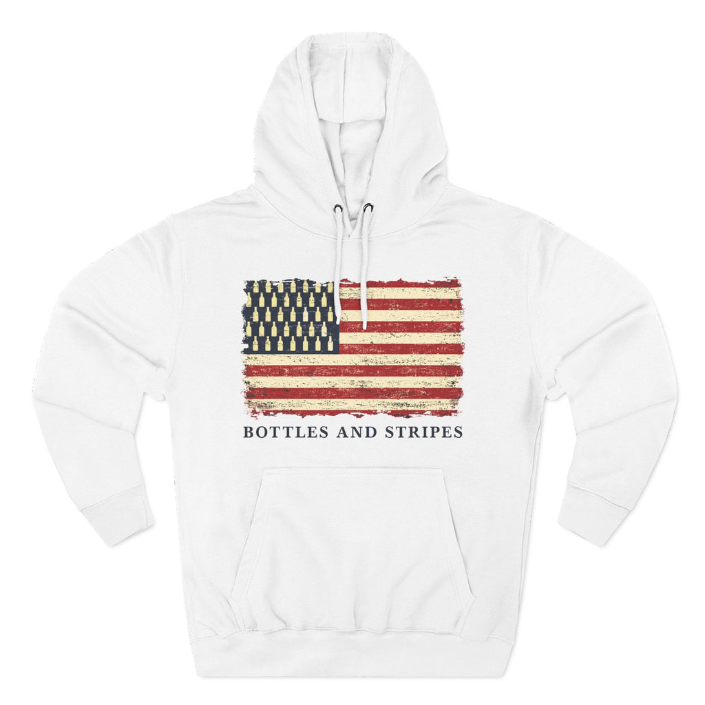 Bottles & Stripes American Flag Premium Hoodie