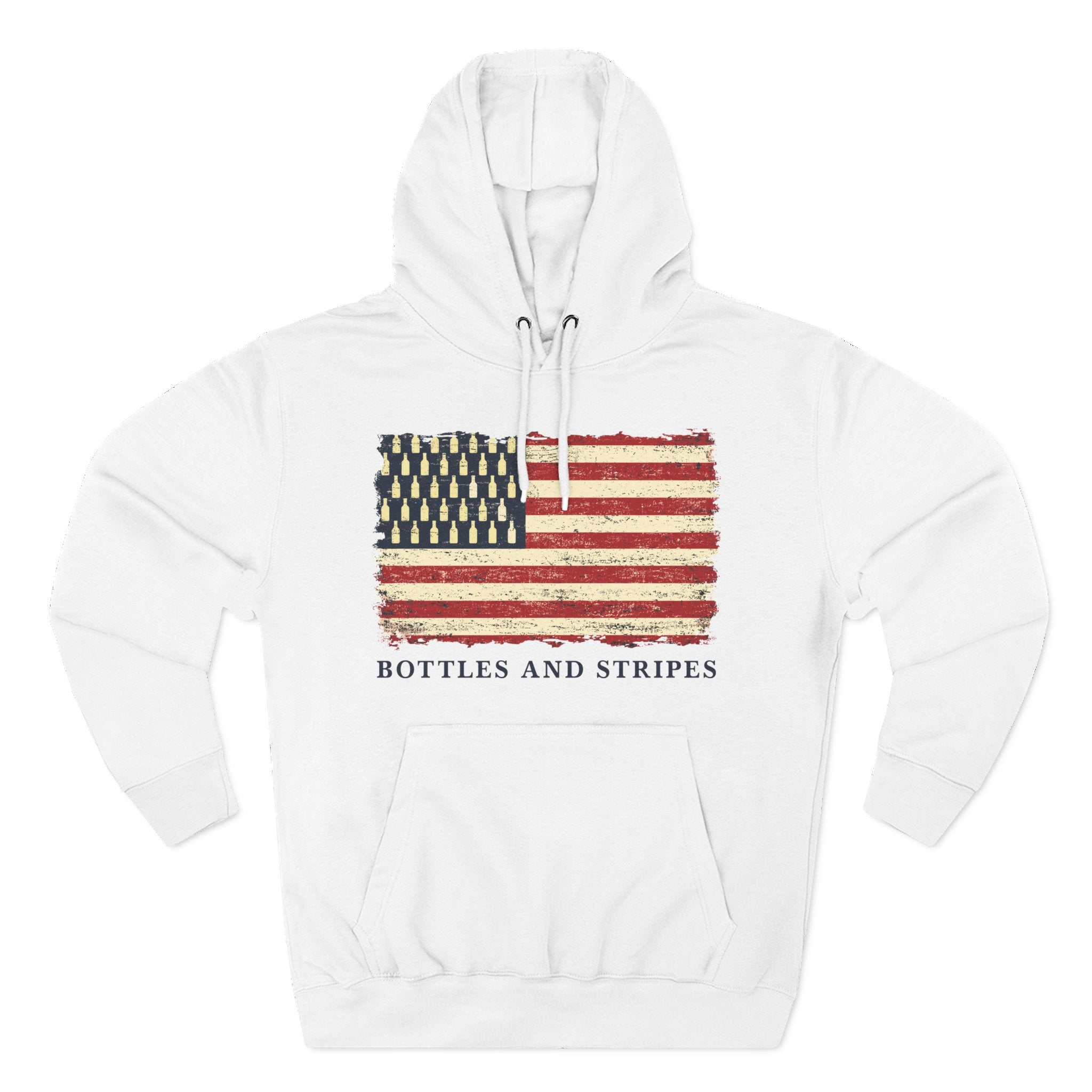Bottles & Stripes American Flag Premium Hoodie