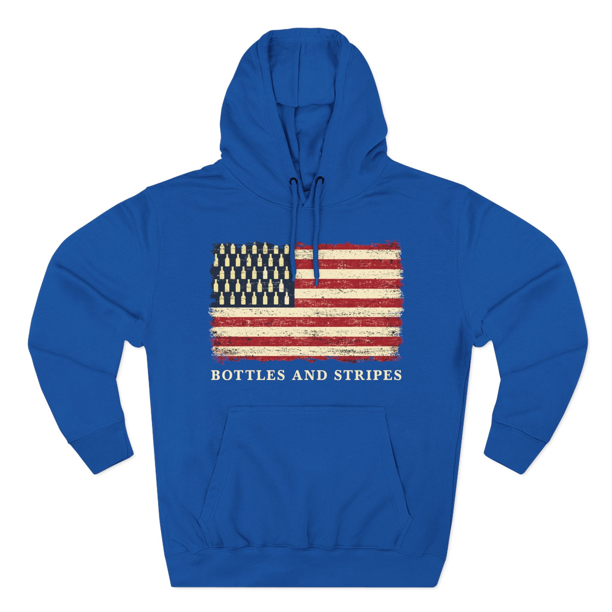 Bottles & Stripes American Flag Premium Hoodie