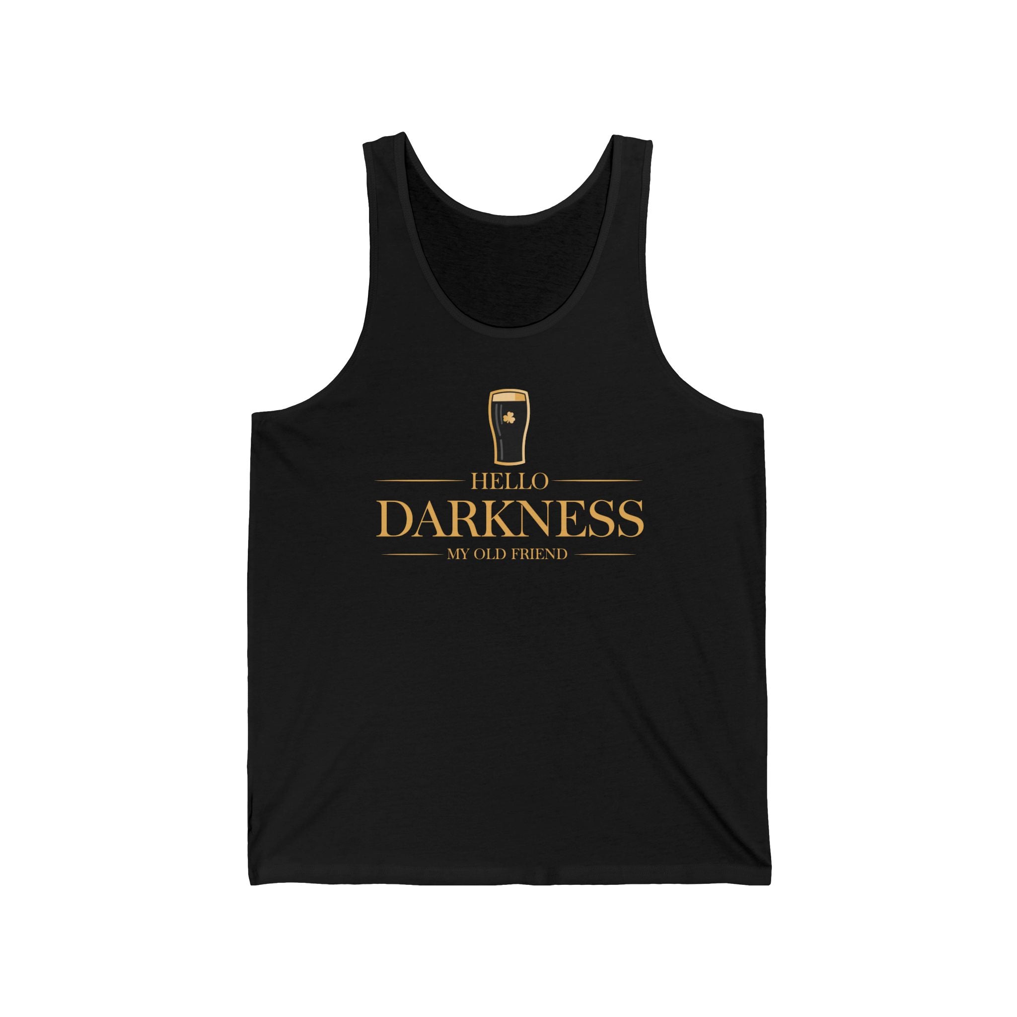 Hello Darkness My Old Friend – Irish Stout Premium Tank Top