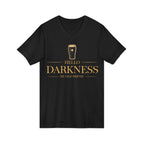 Hello Darkness V-Neck Gold Premium Tee Shirt
