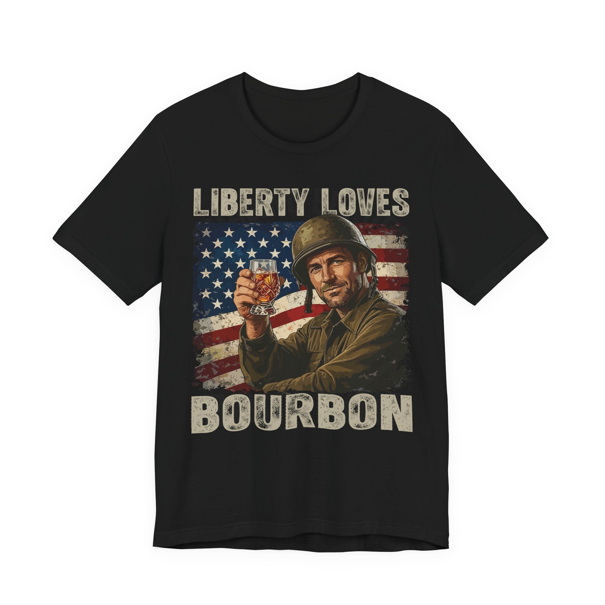 Liberty Loves Bourbon – Premium Tee