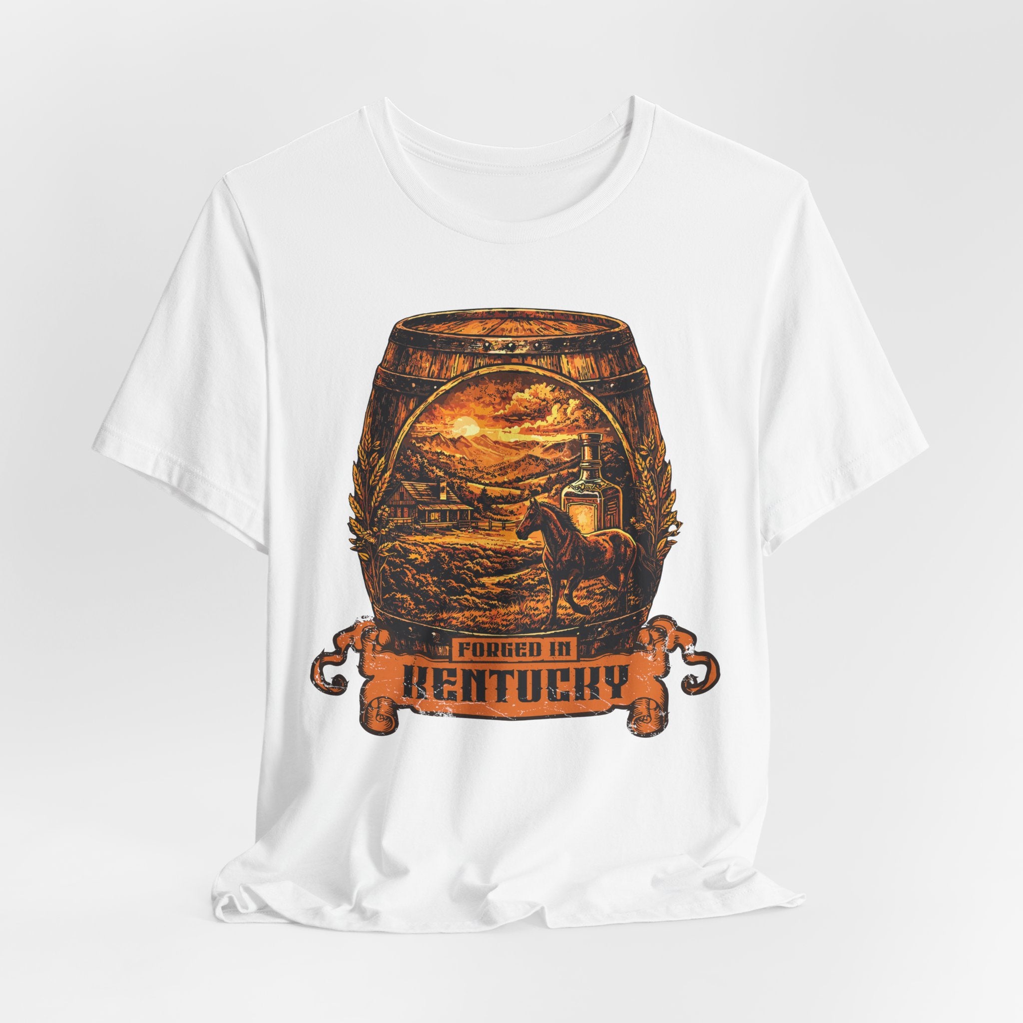 Forged in Kentucky – Premium Bourbon Tee