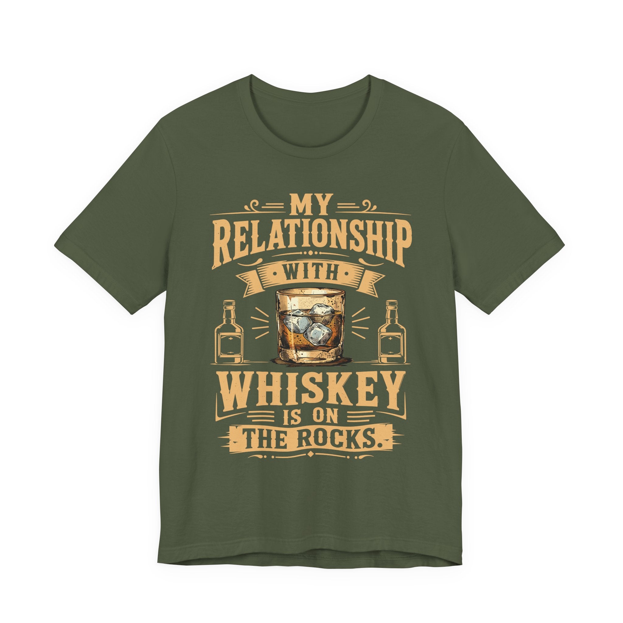 My Relationship With Whiskey Is On The Rocks Tee