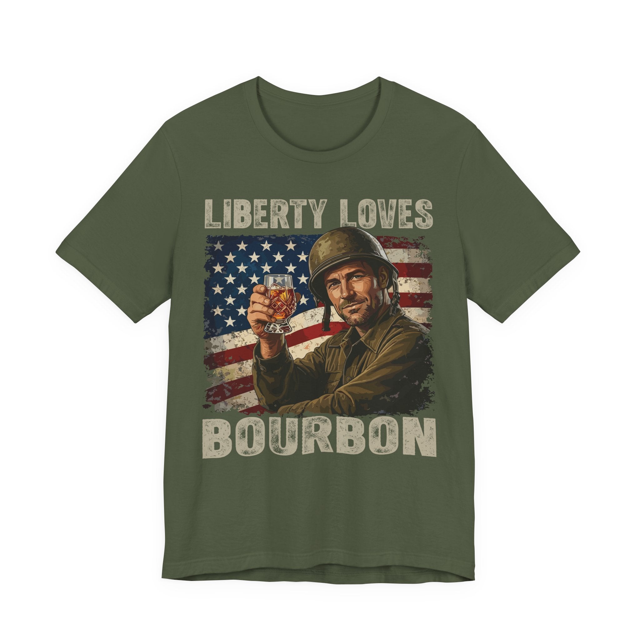 Liberty Loves Bourbon – Premium Tee
