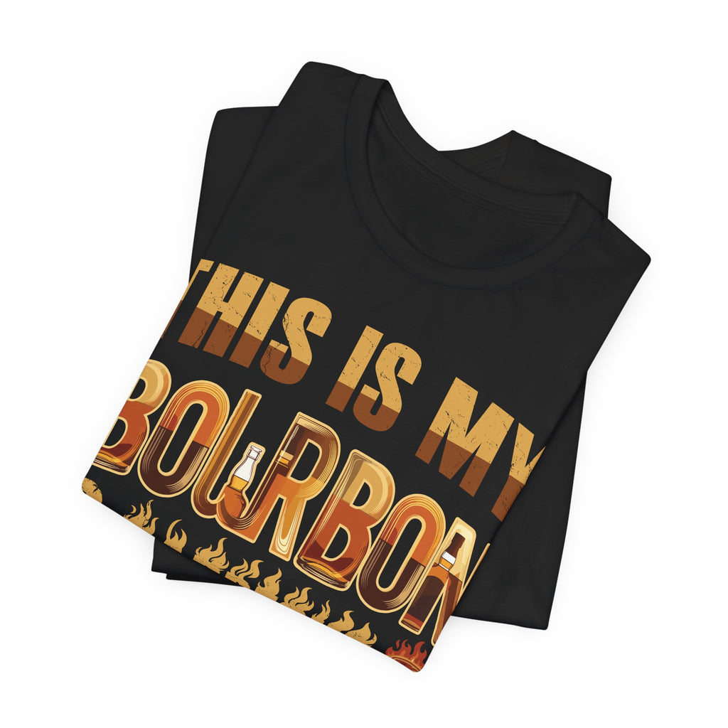 This is My Bourbon & Barbeque Premium CrewneckTee