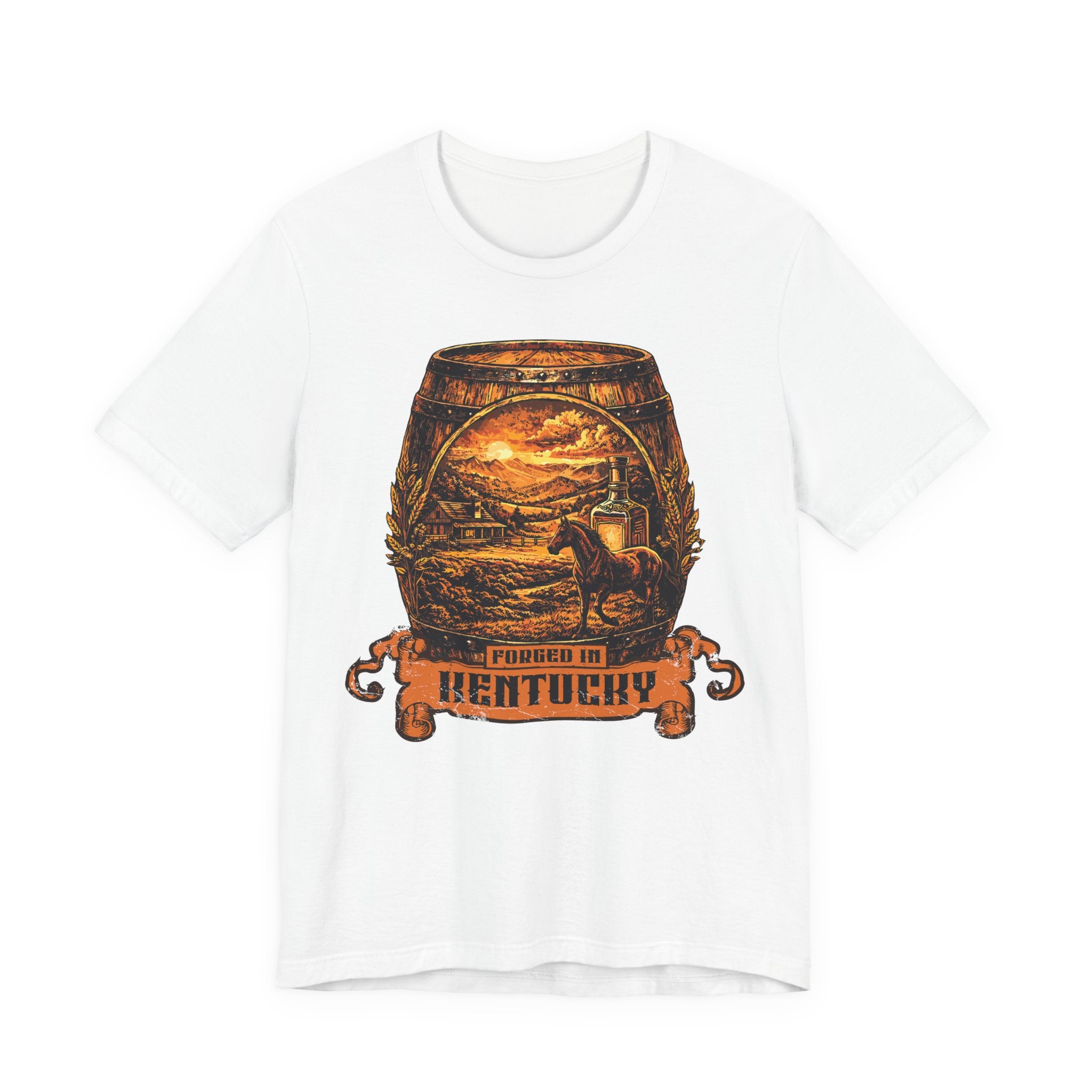 Forged in Kentucky – Premium Bourbon Tee