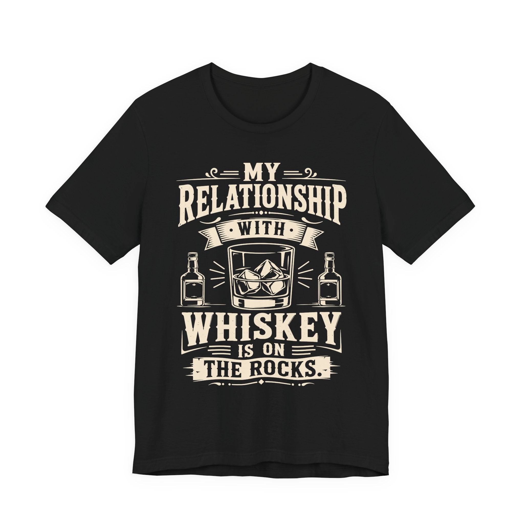 My Relationship With Whiskey Is On The Rocks Tee