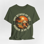 Sand Between My Toes, Bourbon in My Soul Tee