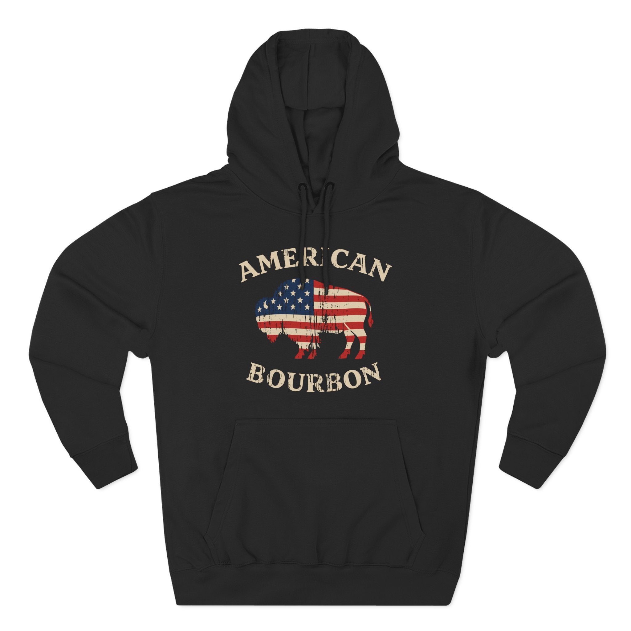 American Bourbon Patriotic Buffalo Premium Hoodie