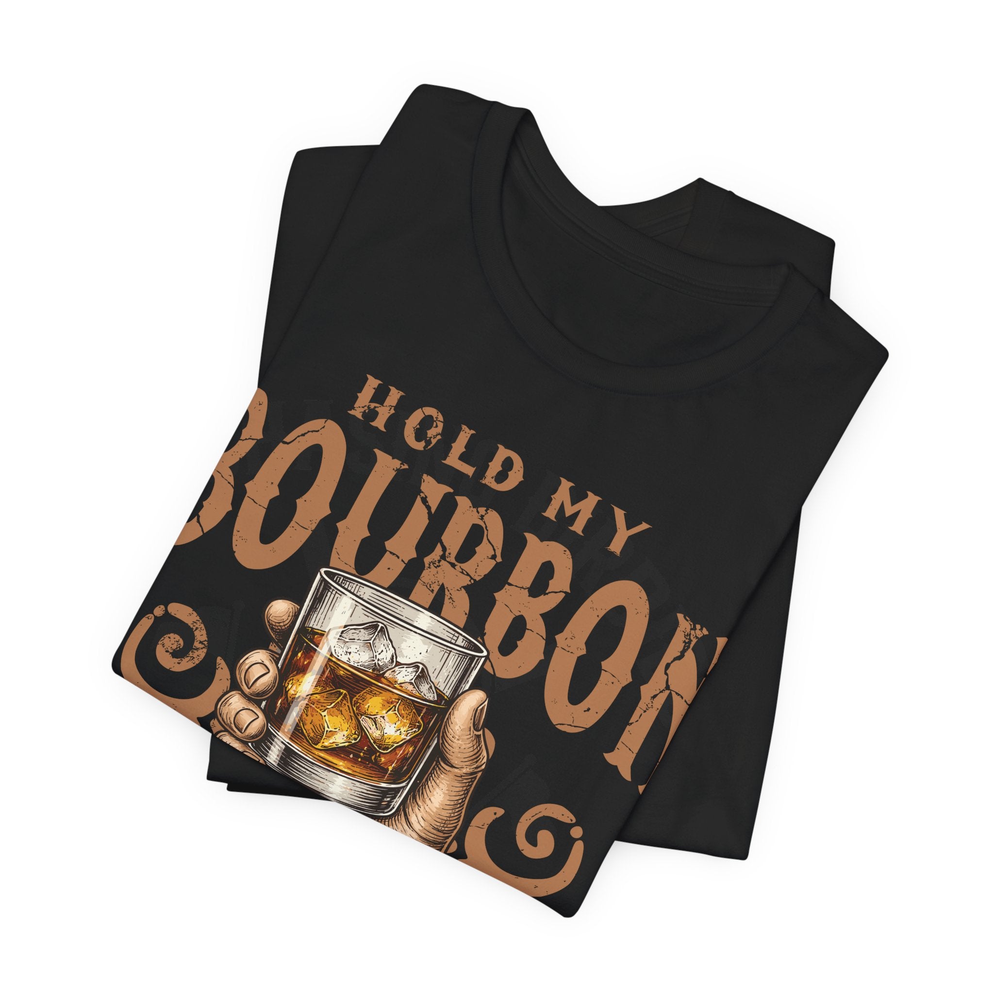 Hold My Bourbon – Dad's About To Show You  Premium Tee