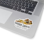 Bourbon Country Sticker — 'All Roads Lead to Bourbon' Kentucky Kiss-Cut Decal