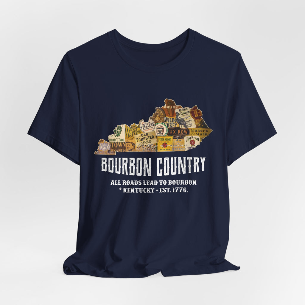 All Roads Lead to Bourbon Premium CrewneckTee