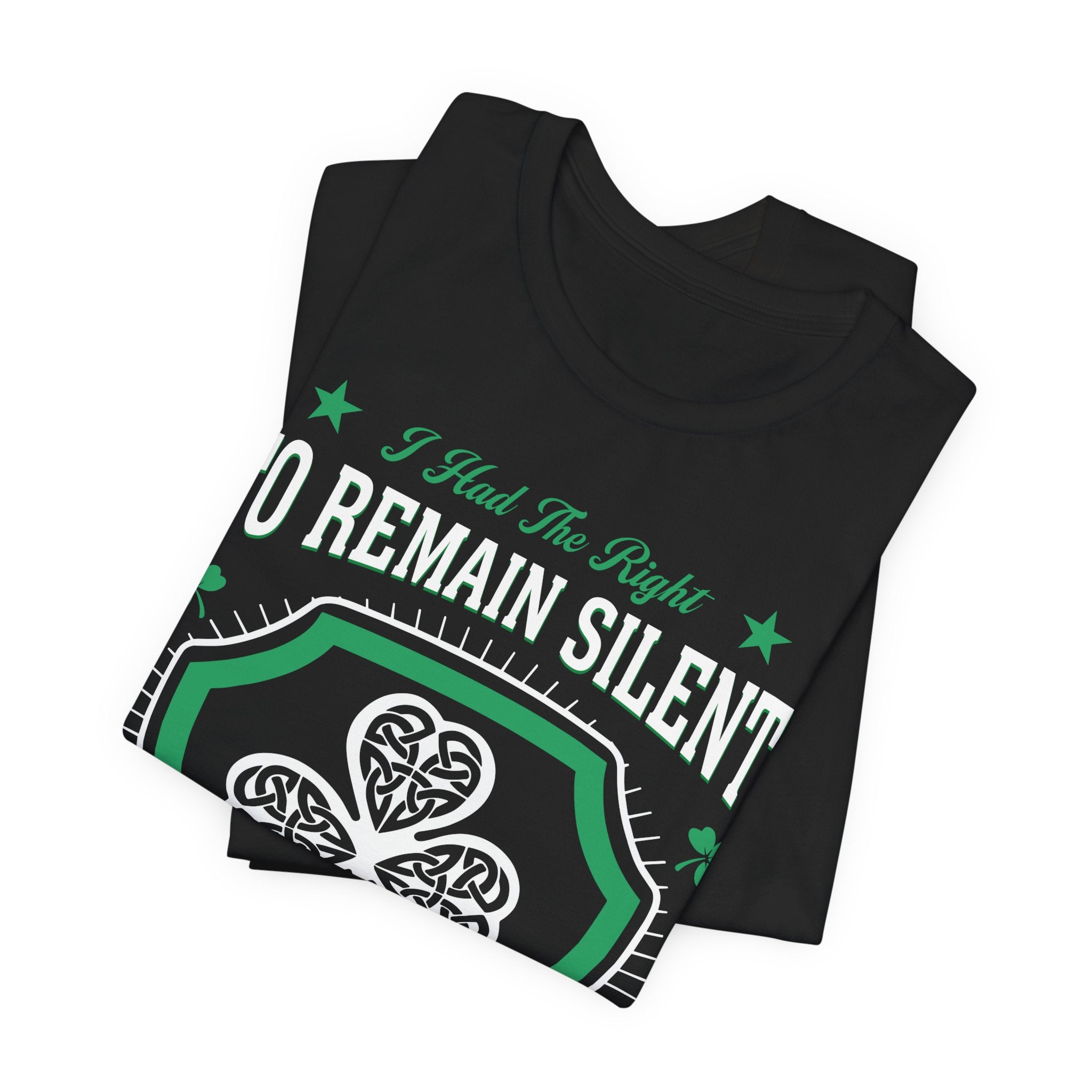 Irish Right To Remain Silent Premium CrewneckTee