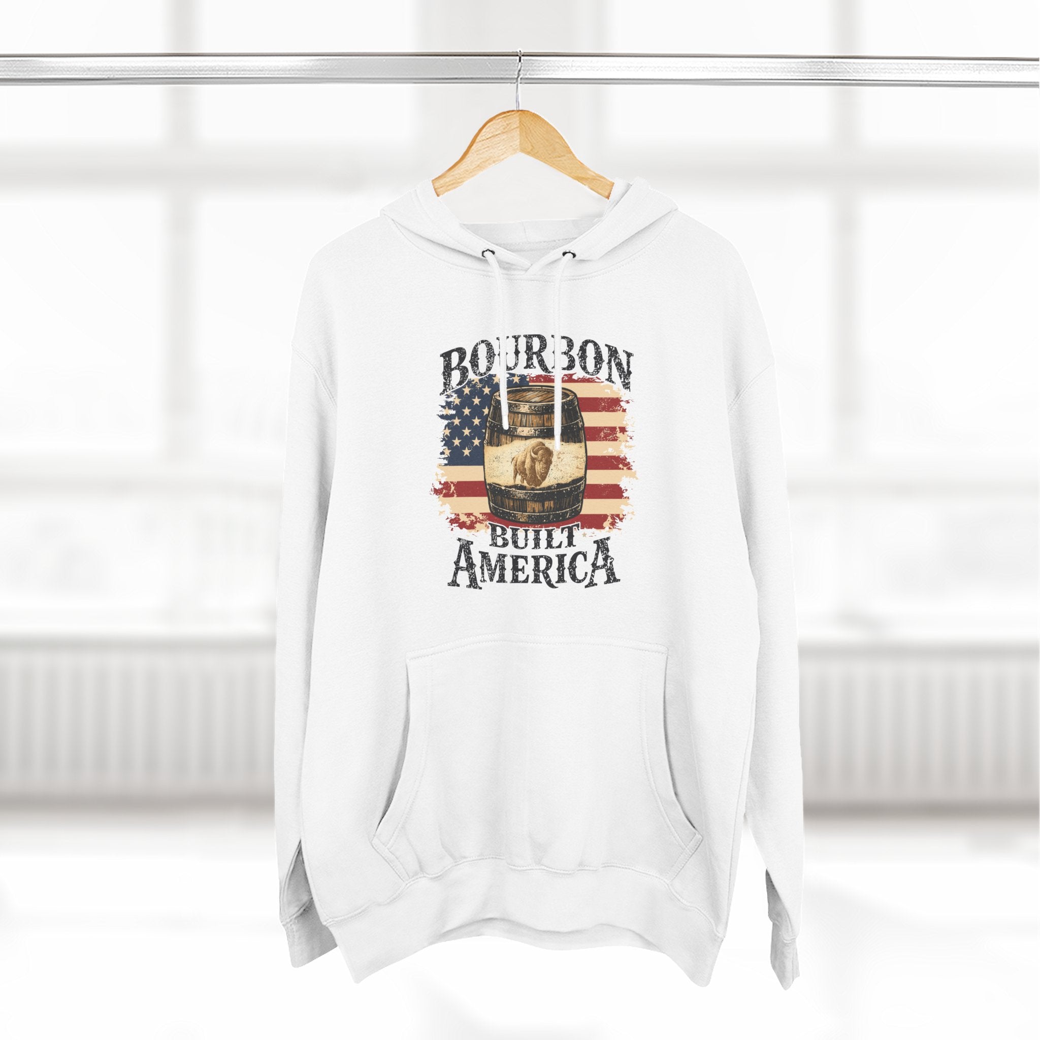 Bourbon Built America Premium Hoodie