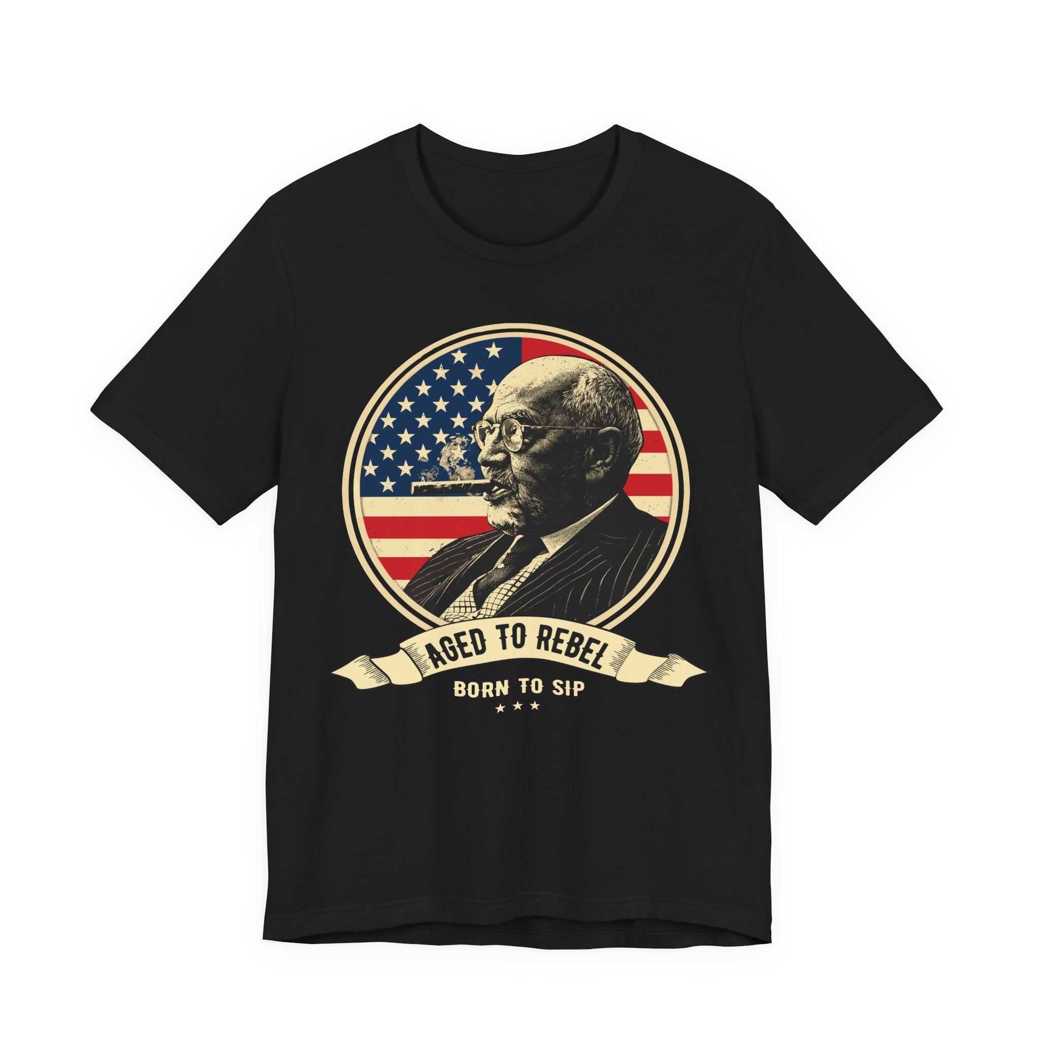 Aged to Rebel Premium CrewneckTee