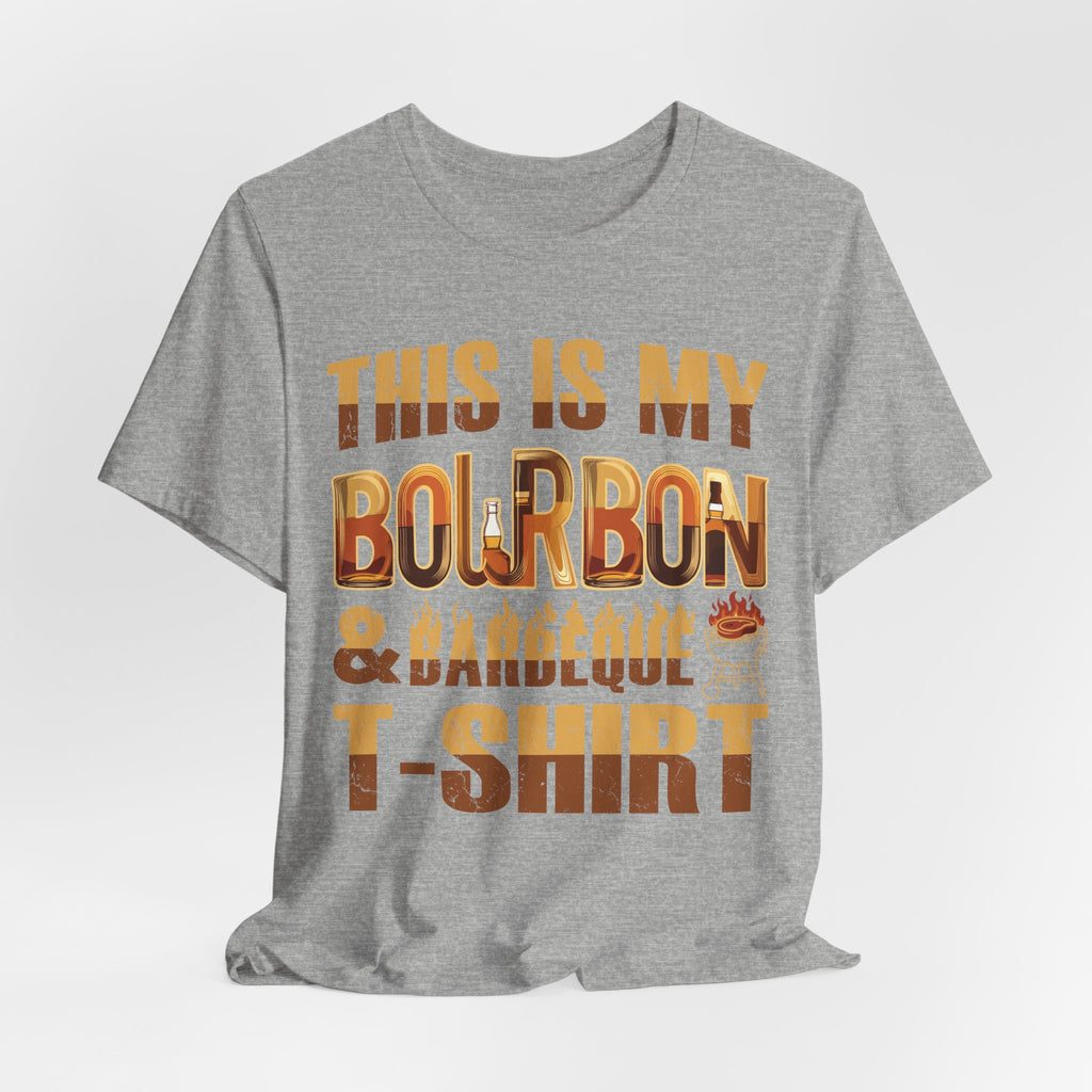 This is My Bourbon & Barbeque Premium CrewneckTee