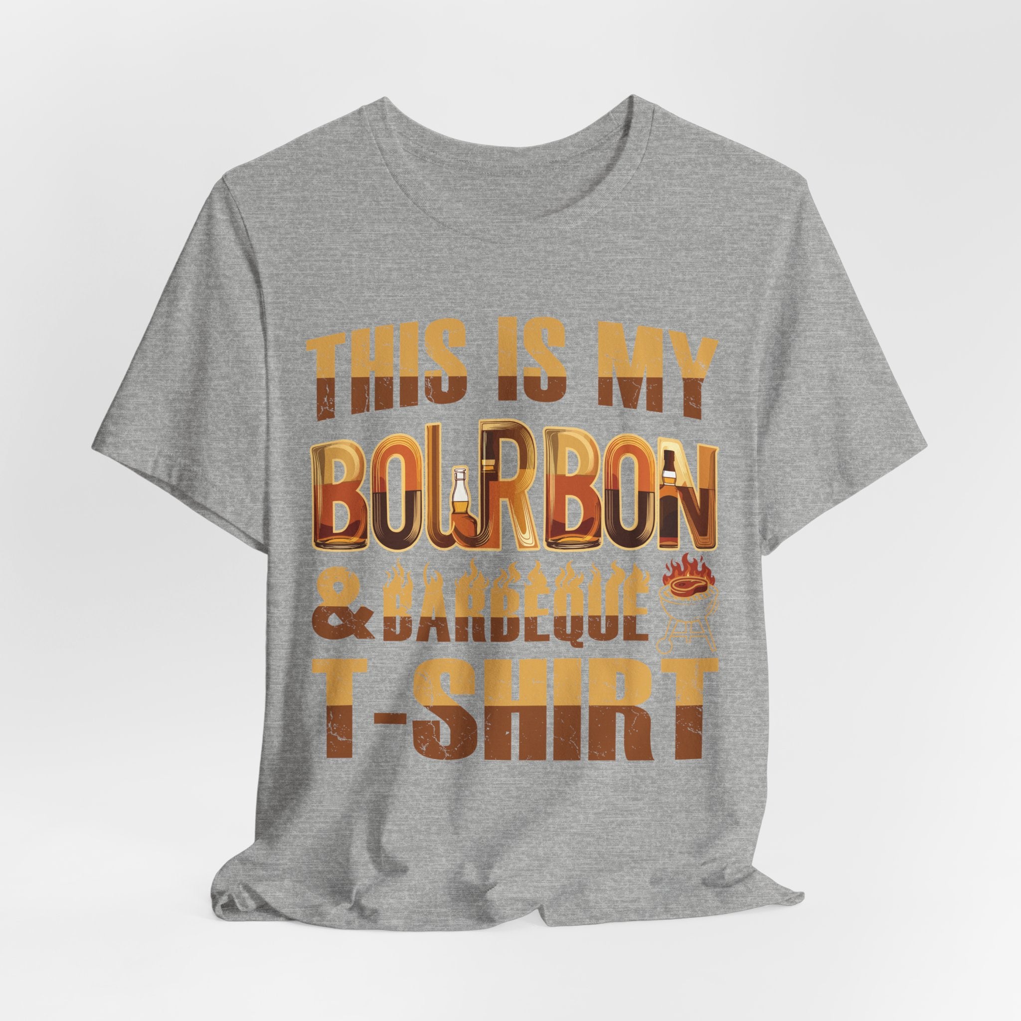 This is My Bourbon & Barbeque Premium CrewneckTee
