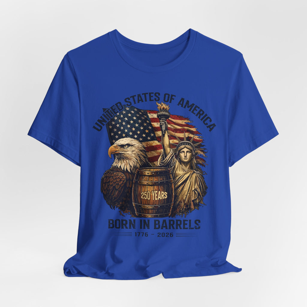 United States of America – Born In Barrels – 250 Years Premium Tee