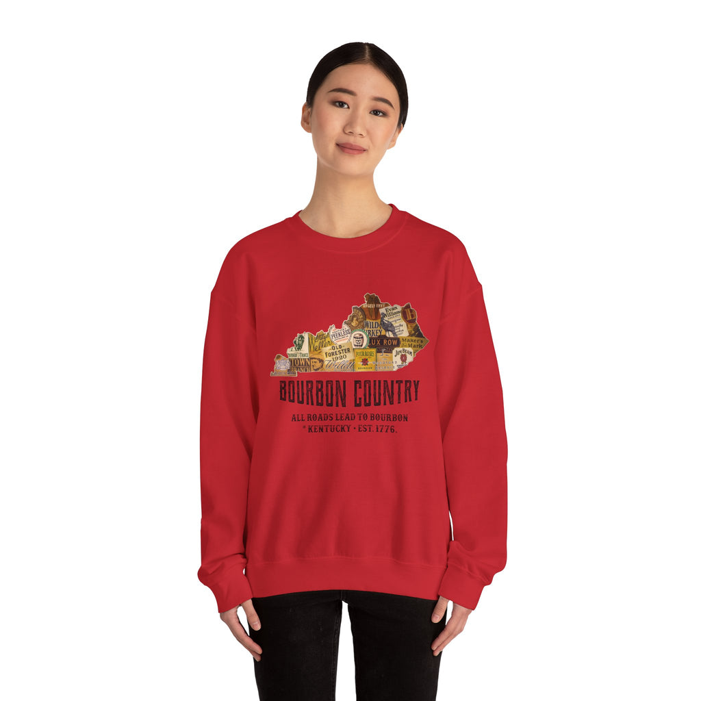All Road lead to Bourbon Premium Sweathshirt