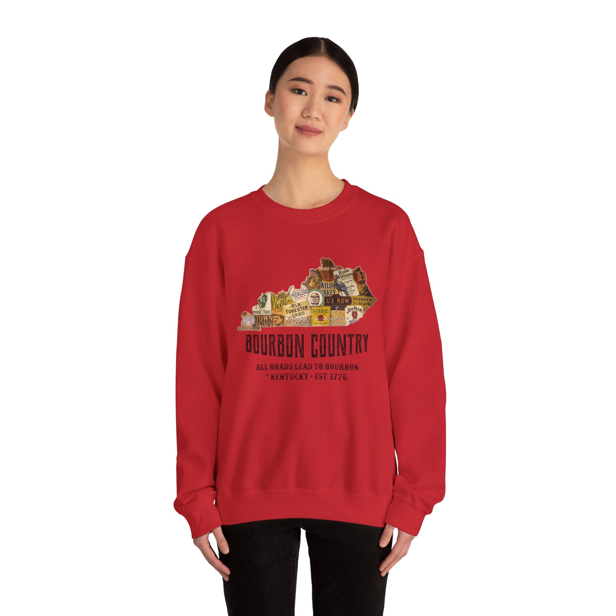 All Road lead to Bourbon Premium Sweathshirt