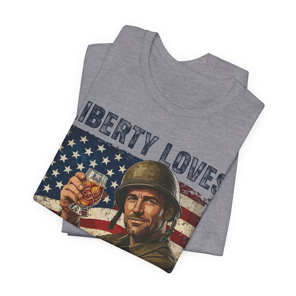 Liberty Loves Bourbon – Premium Tee