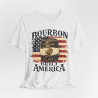 Bourbon Built America Premium CrewneckTee