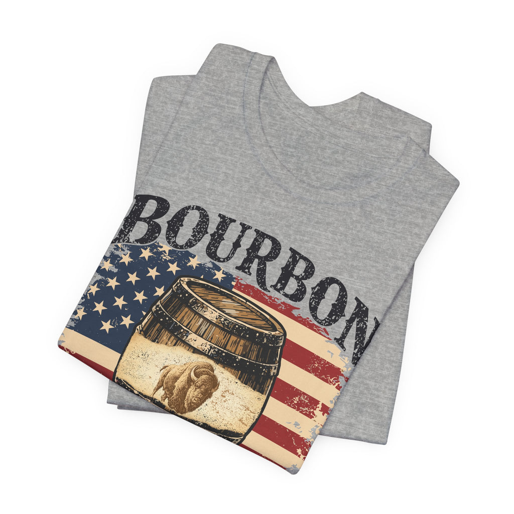 Bourbon Built America Premium CrewneckTee