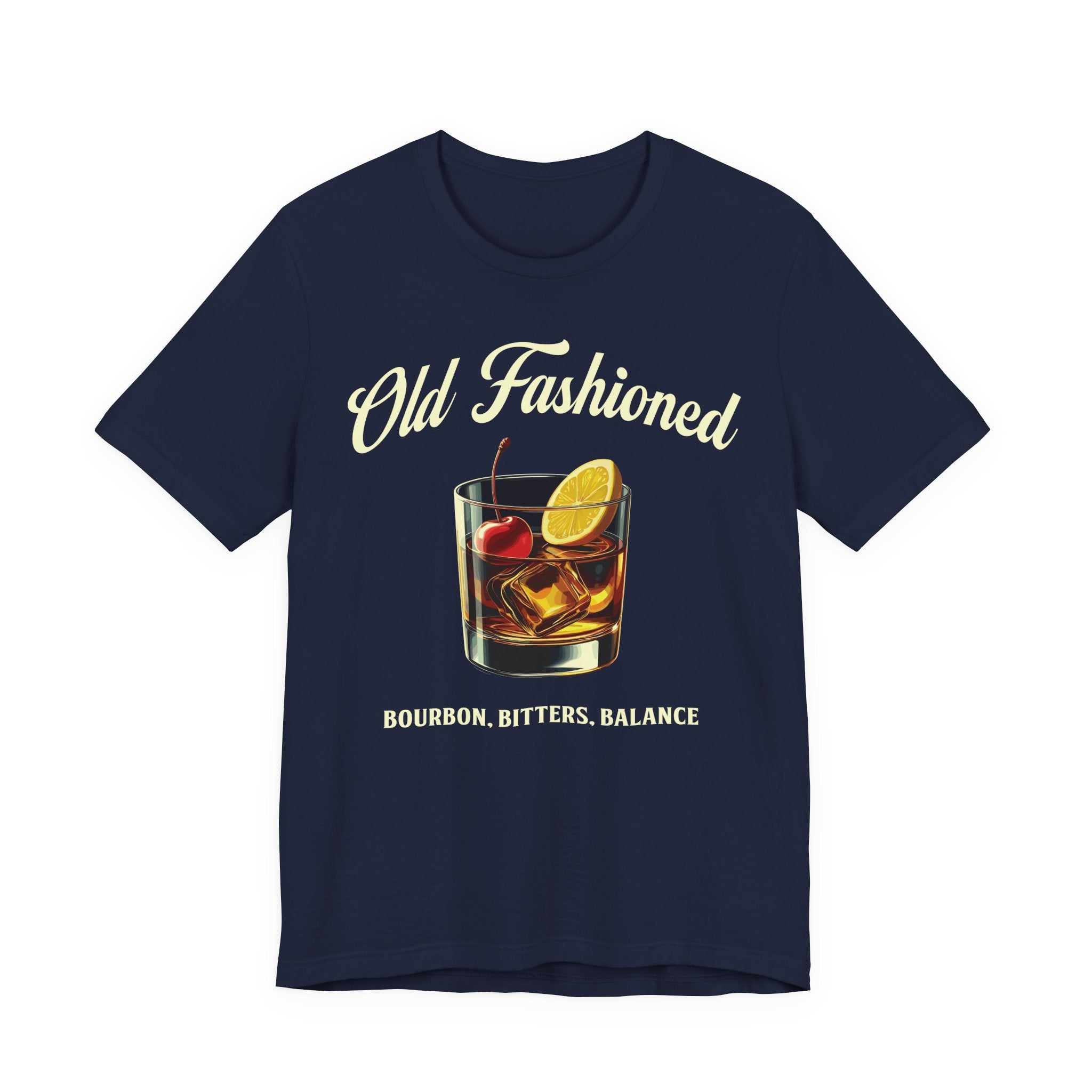 Old Fashioned - Bourbon, Bitters, Balance Premium CrewneckTee