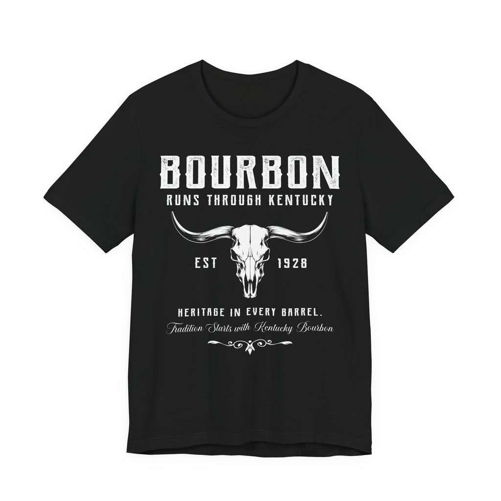 Bourbon Runs Through Kentucky Premium Tee