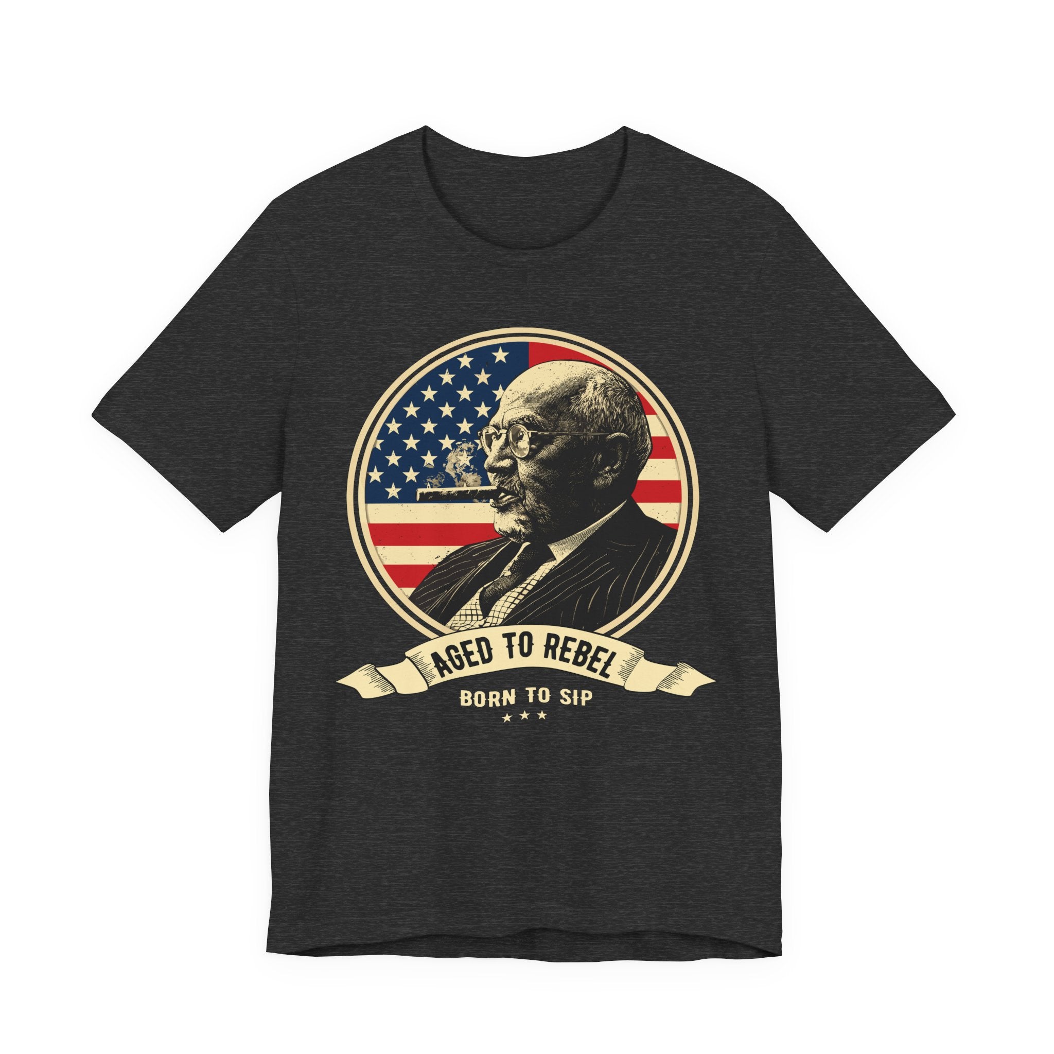 Aged to Rebel Premium CrewneckTee