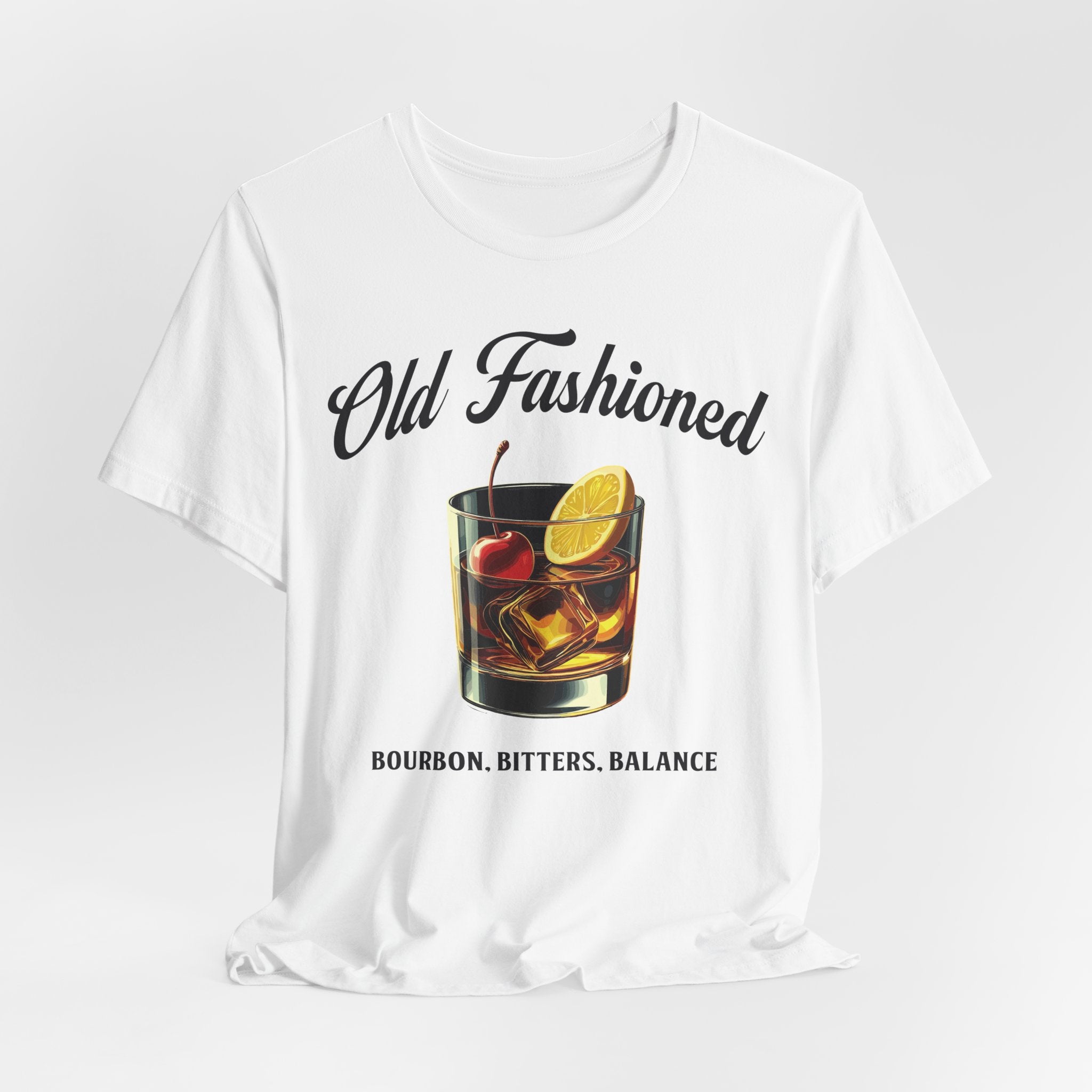 Old Fashioned - Bourbon, Bitters, Balance Premium CrewneckTee