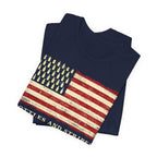 Bottles & Stripes American Flag Premium CrewneckTee