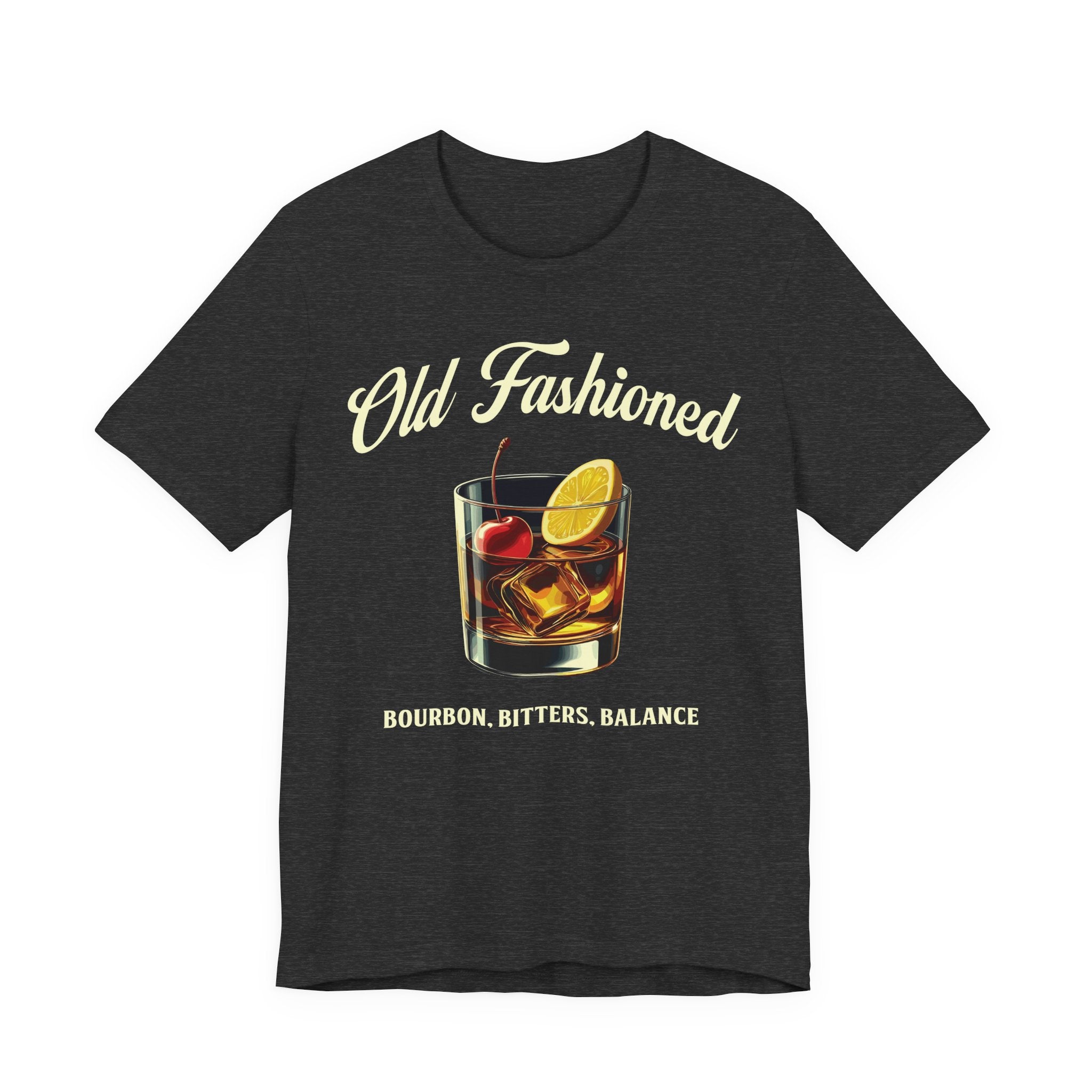 Old Fashioned - Bourbon, Bitters, Balance Premium CrewneckTee