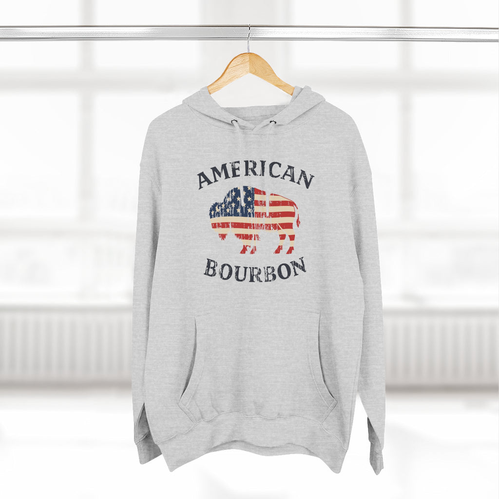 American Bourbon Patriotic Buffalo Premium Hoodie