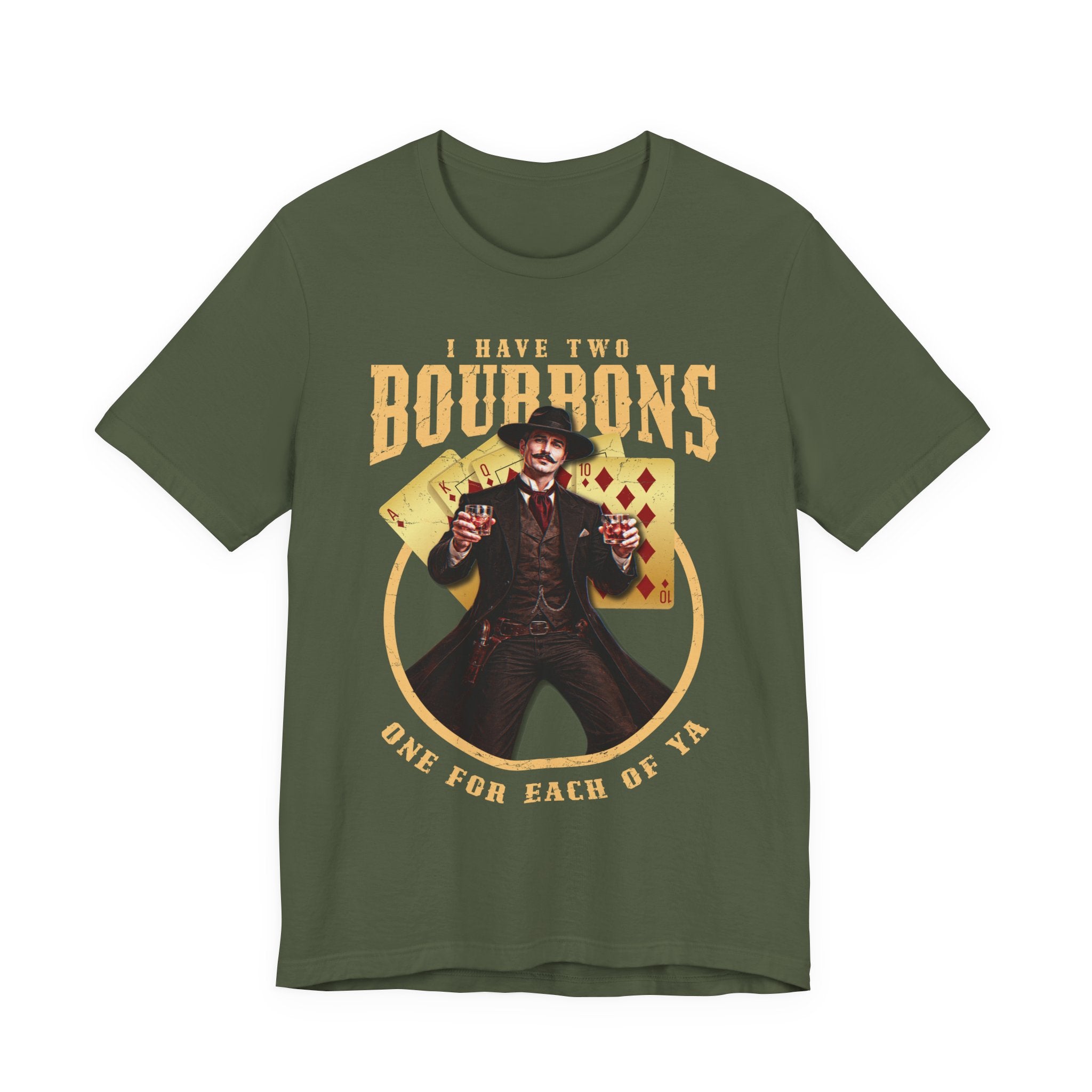 Doc Holiday Two Bourbons Premium Tee